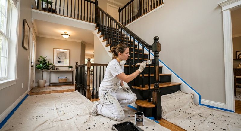 Bannister Staining in Waco, TX
