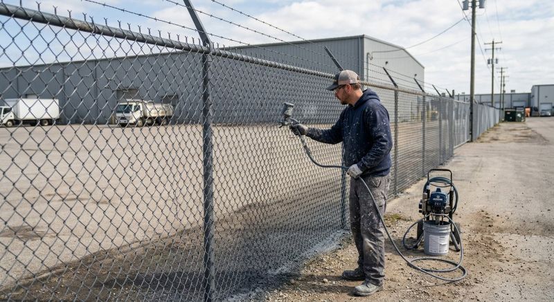 Commercial Fence Painting in Saint Petersburg, FL