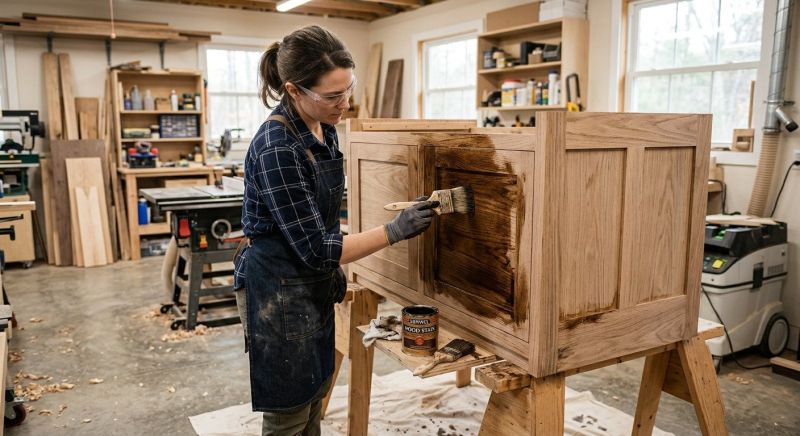 Kitchen Cabinet Staining in Indianapolis, IN